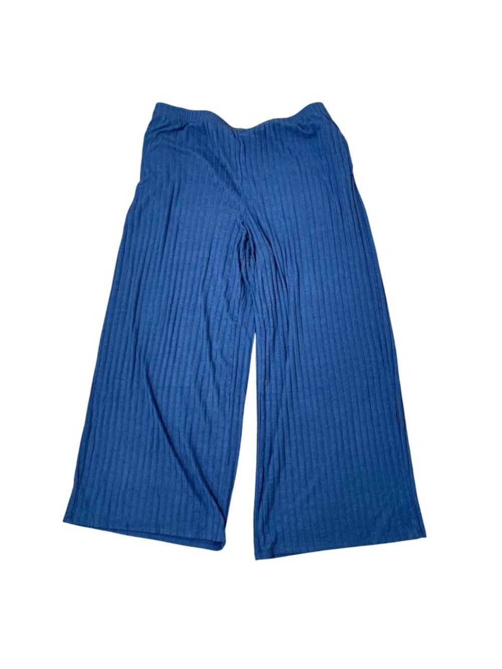 State of Day Intimates Soft Rib Knit Pajama Bottoms Blue Sz XXL Stretch Comfort